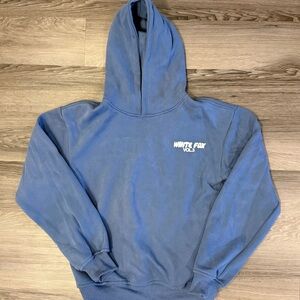 White Fox Boutique Blue Hoodie, XXS/XS